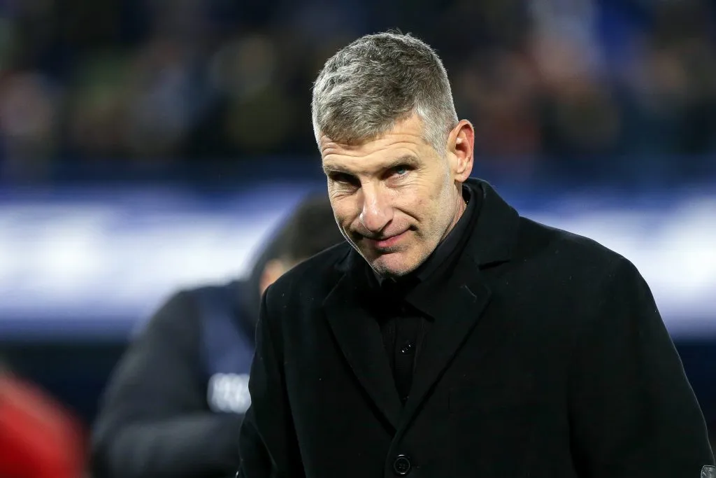 Martín Palermo dirigió a Platense en Argentina y su último trabajo fue en Olimpia de Paraguay. (Daniel Jayo/Getty Images).