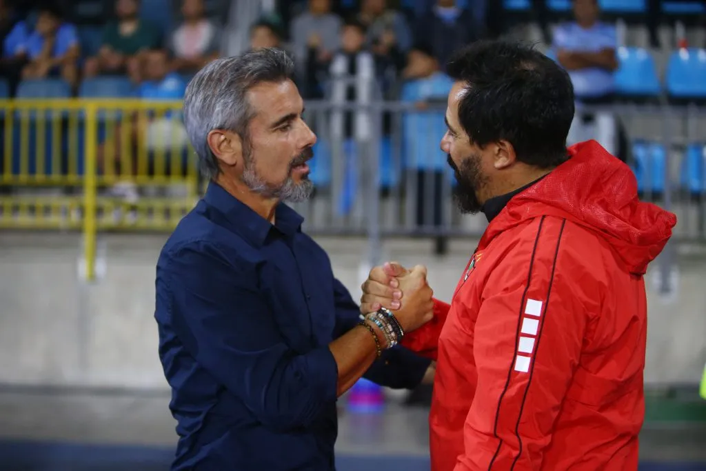 Miguel Ramírez y Pablo Vitamina Sánchez, dos nombres que aparecieron en el radar de Colo Colo. (Alex Diaz/Photosport).