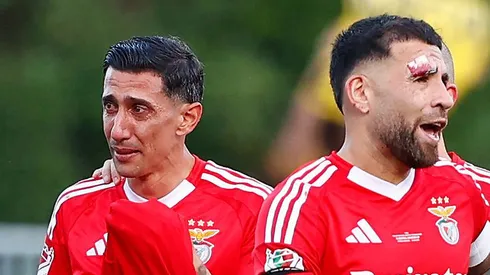 El desconsolado llanto de Di María en Benfica.