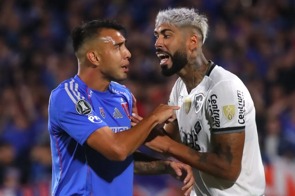 La U infla el pecho ante Botafogo en Copa Libertadores. Foto: Jonnathan Oyarzun/Photosport