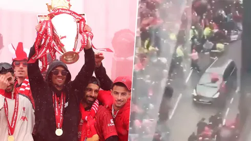 Liverpool tuvo que pausar sus celebraciones por grave accidente