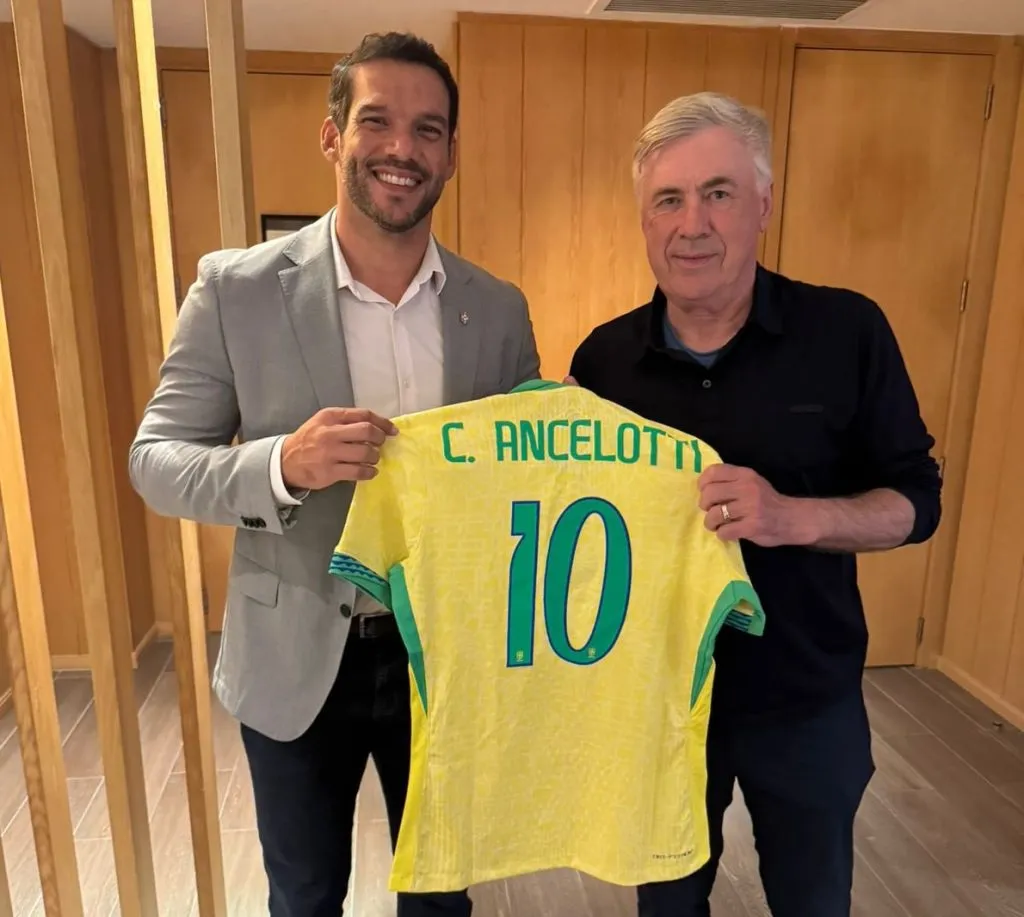 Ancelotti comandará a la selección de Brasil