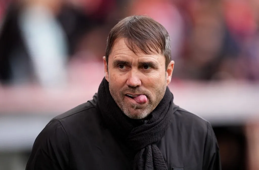 Eduardo Coudet recuerda con especial cariño a Manuel Pellegrini tras el término de la Liga de España, y en semana de Conference League para el chileno. Foto: Juan Manuel Serrano Arce/Getty Images.