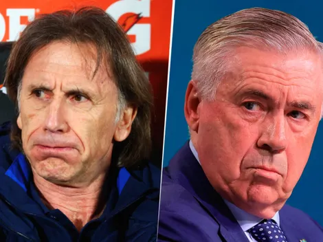 Mientras Gareca se excusa para no ir al estadio, esto dijo Ancelotti en Brasil