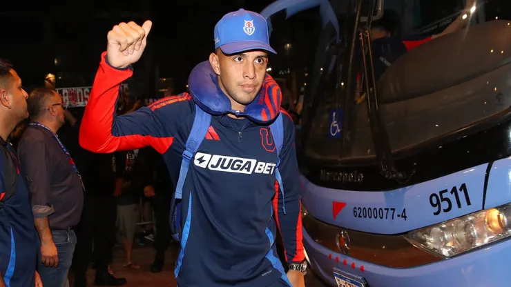 Rodrigo Contreras quiso acompañar a la U en Brasil.