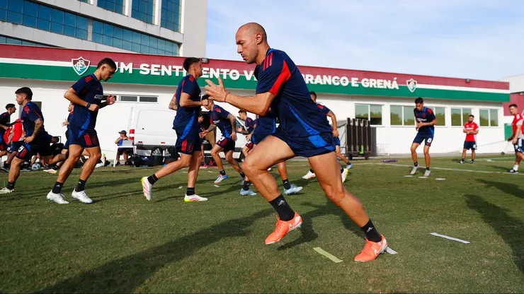 U de Chile se trasladó hasta el campo de entrenamiento de Fluminense.