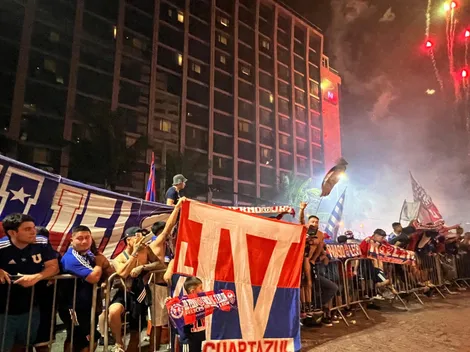 Lleno de fuegos artificiales: tremendo hotelazo de la U en Brasil