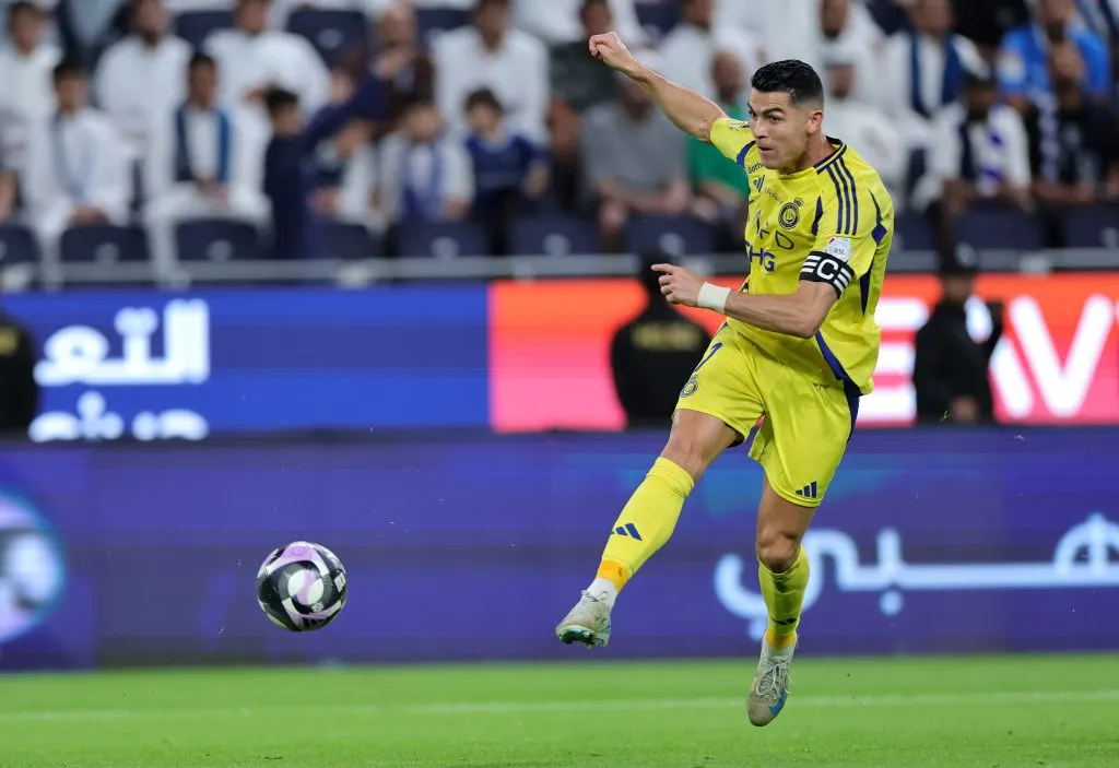 Cristiano Ronaldo llegó a 93 goles en tres temporadas con el Al-Nassr en Arabia Saudita. | Foto: Getty Images.