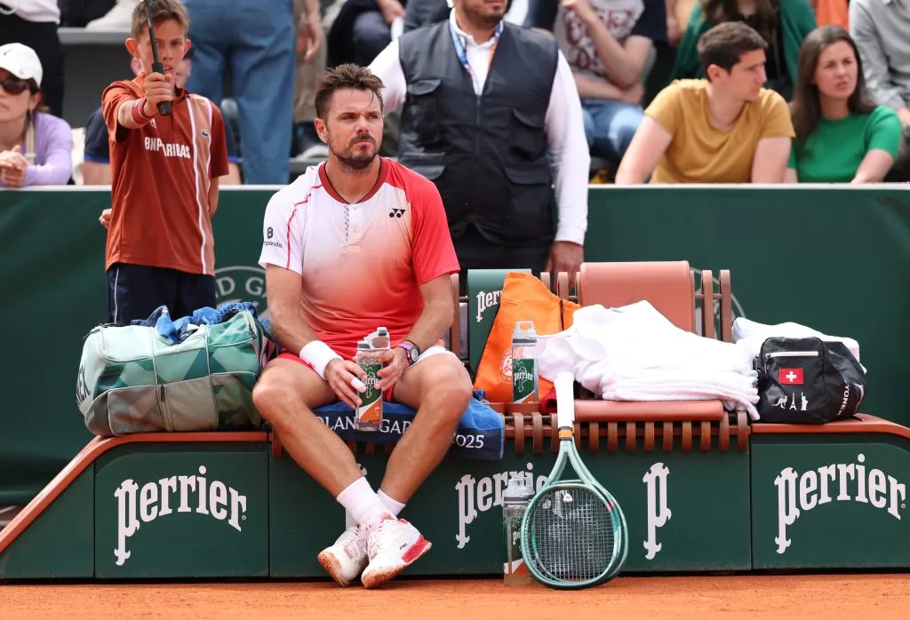 Wawrinka abatido tras perder en Roland Garros