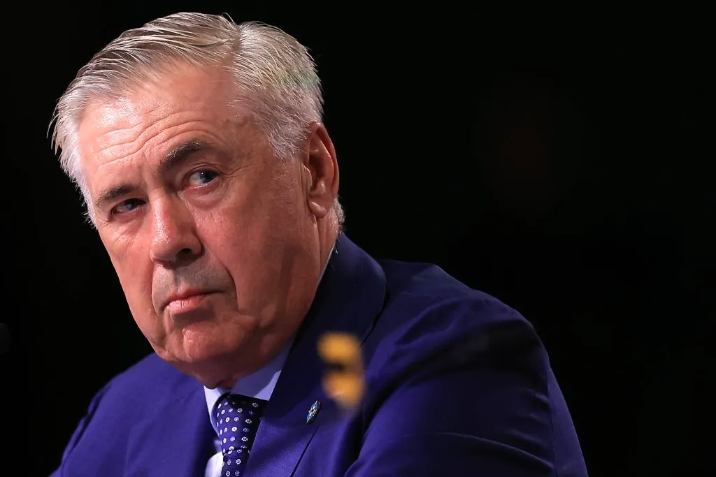 Carlo Ancelotti se empodera en Brasil.  (Photo by Buda Mendes/Getty Images)