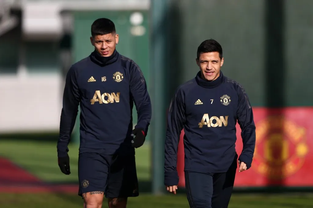 Marcos Rojo y Alexis Sánchez terminaron siendo grandes amigos | Getty Images