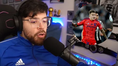El streamer argentino reconoció su "equivocación" tras apostar a la U como la "revelación" de Copa Libertadores.