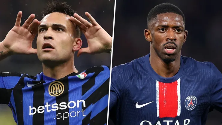 El Inter de Lautaro se mide con el PSG de Dembele.