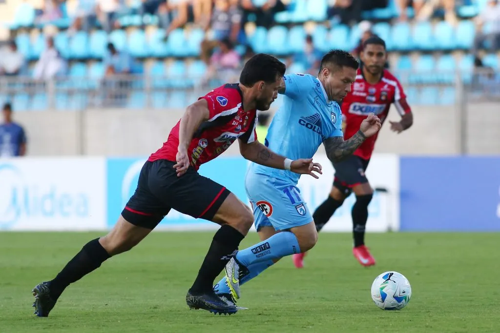 Luis del Pino Mago jugó ante Iquique con Caracas en la Copa Sudamericana 2025. (Alex Diaz/Photosport).