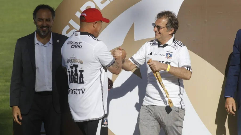 Jorge Almirón y Aníbal Mosa están distanciados en Colo Colo. Foto: Photosport.