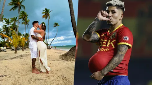 Aplaudida celebración del jugador.