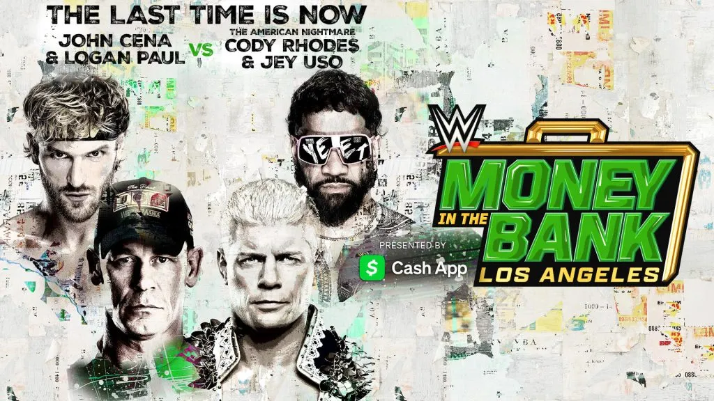 Cody Rhodes y Jey Uso se enfrentarán a John Cena y Logan Paul en MITB 2025. (Foto: WWE)