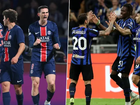 Las bajas del PSG e Inter en la final de la Champions League