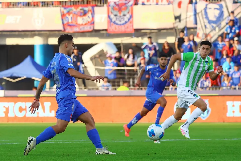 La bonita definición de Lucas Assadi ante O’Higgins. (Jonnathan Oyarzun/Photosport).