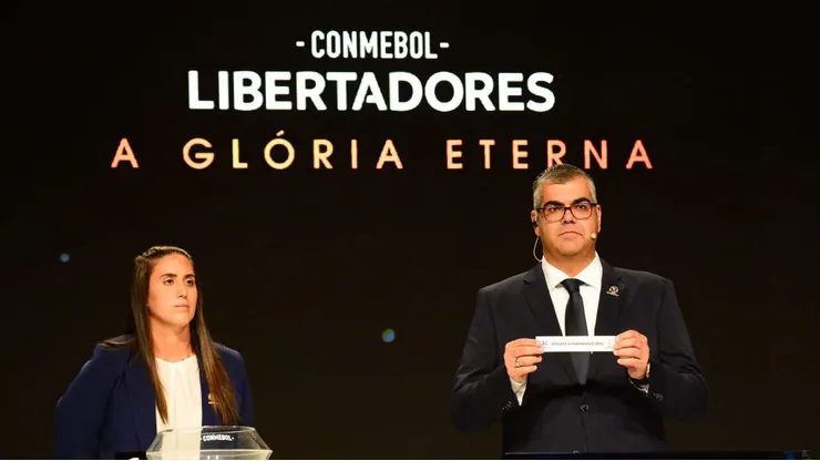 Sorteo Copa Libertadores 2025.
