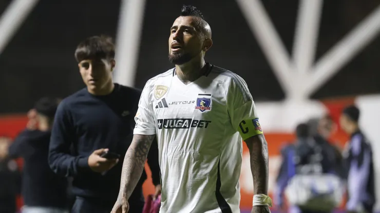 Arturo Vidal marcó el gol de Colo Colo ante La Calera.