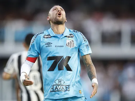 Neymar imitó a Diego Maradona en Santos y fue expulsado