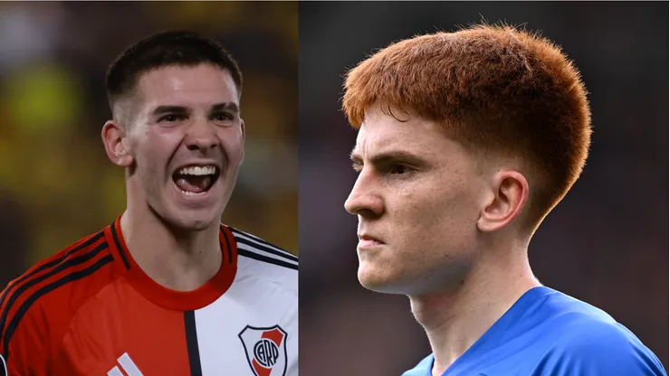 Franco Mastantuono y Valentín Barco figuran en la selección de Argentina ante la Roja.