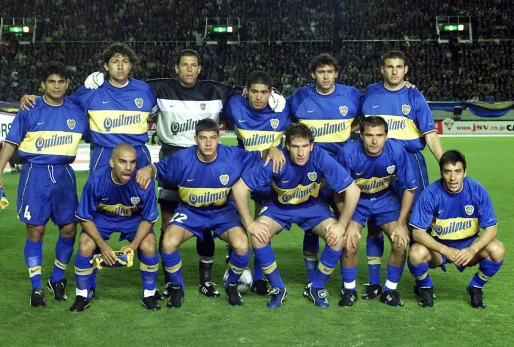 Traverso (segundo de izquierda a derecha arriba) integró uno de los mejores Boca. Imagen: Archivo