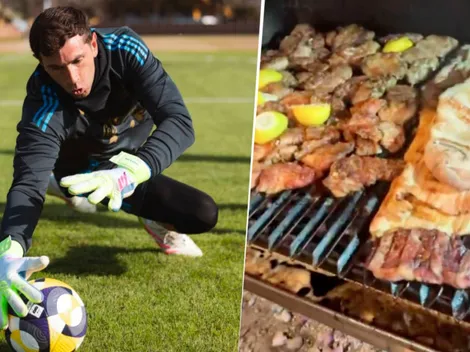 Modo despreocupado: Argentina prepara partido contra Chile con asado XL