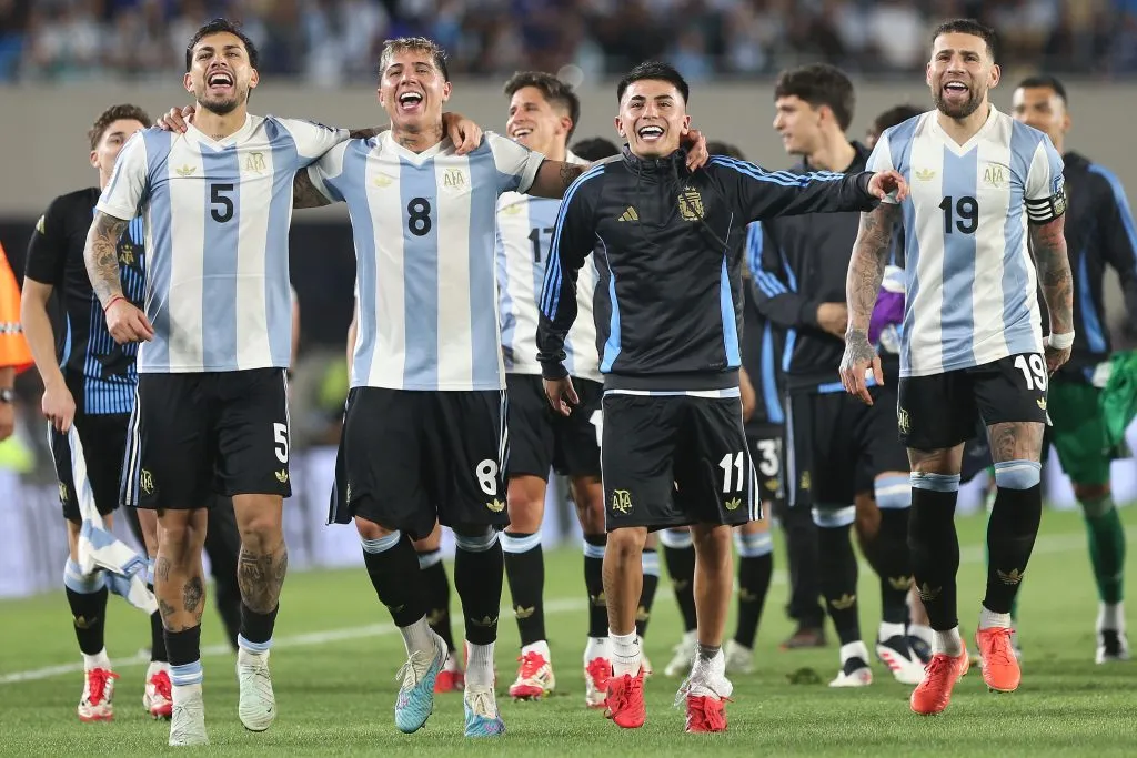 Paredes, Fernández y Otamendi no jugarán ante Chile. Imagen: Getty