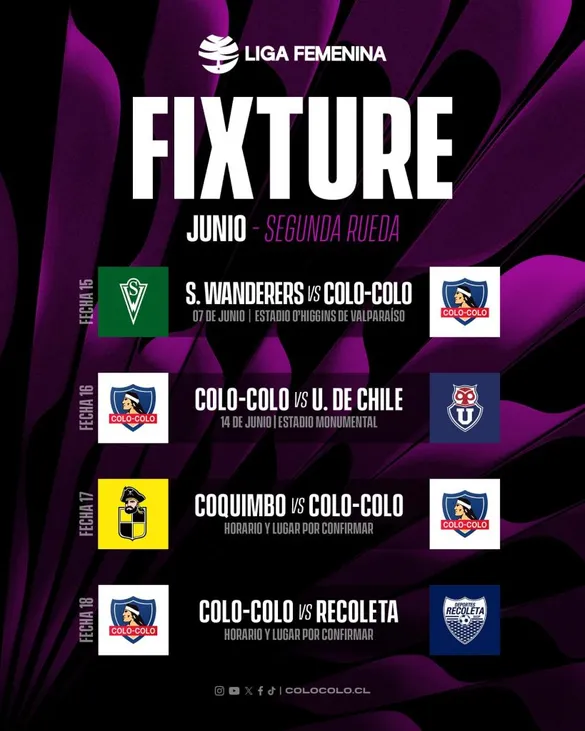 Foto @colocolofemenino vía Instagram