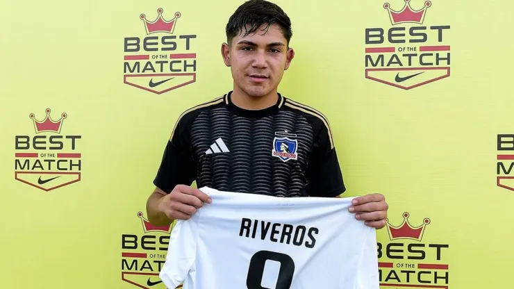 Gadiel Riveros anotó tres goles en la Sub 15 de Colo Colo en un torneo internacional