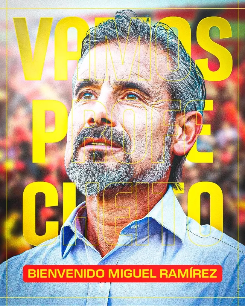 Miguel Ramírez asume la banca de Unión Española en un momento crítico. Foto: U. Española.