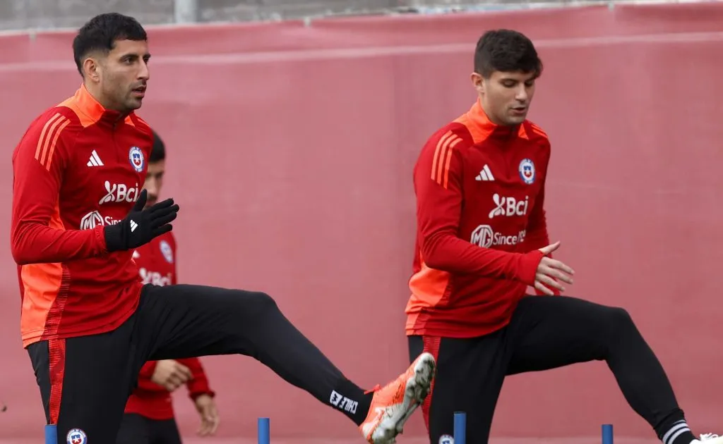 Guillermo Maripán salió de la práctica de este martes para hacerse exámenes médicos | Carlos Parra/FFCh