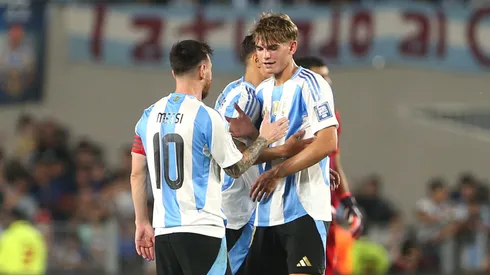 Nicolás Paz jugó ante Bolivia algunos minutos en Argentina