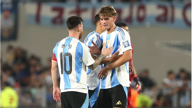 Nicolás Paz jugó ante Bolivia algunos minutos en Argentina