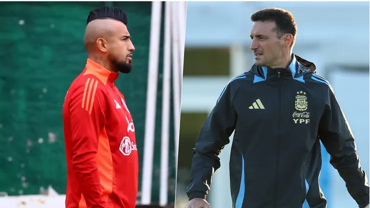 Scaloni fue un caballero con Arturo Vidal