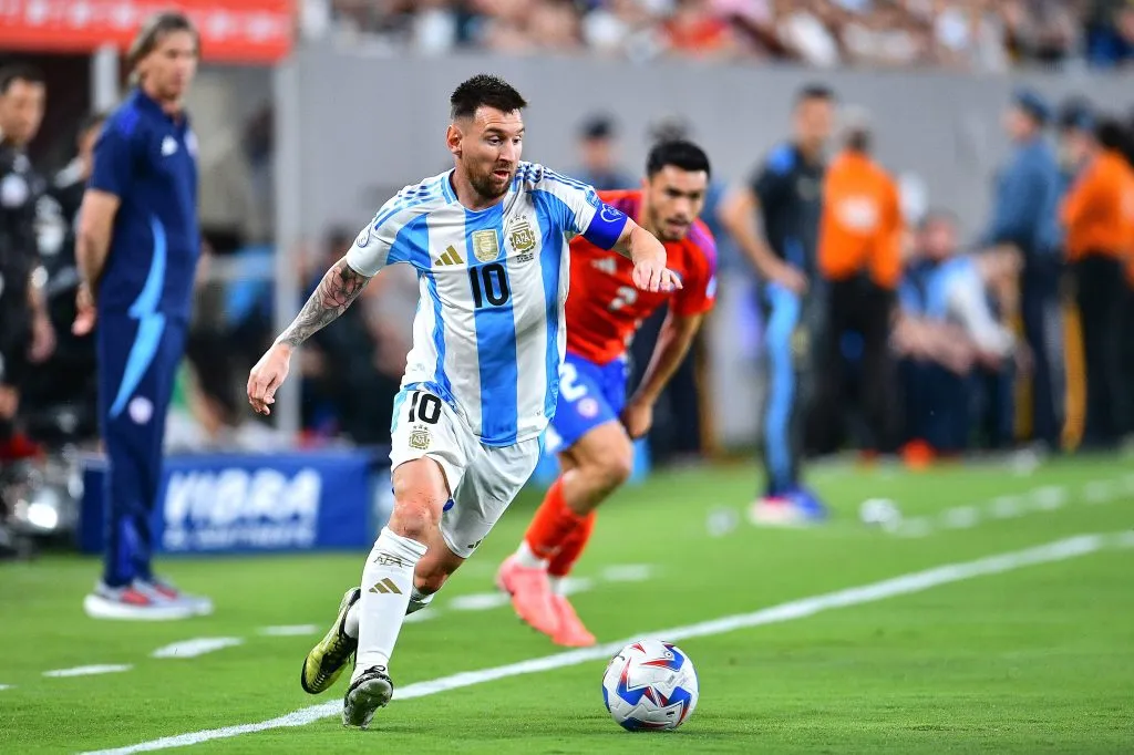 Messi podría ser la mayor baja de Argentina ante Chile.
