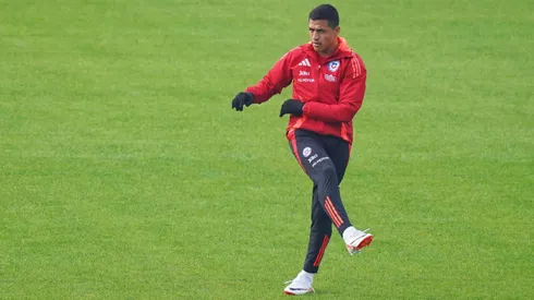 Alexis Sánchez entrenó en el Estadio Nacional con la Roja.