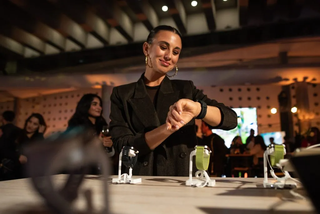 Tita  Ureta en el lanzamiento