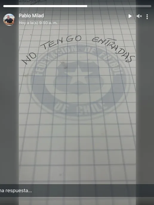 El mensaje de Milad para el duelo entre Chile y Argentina.