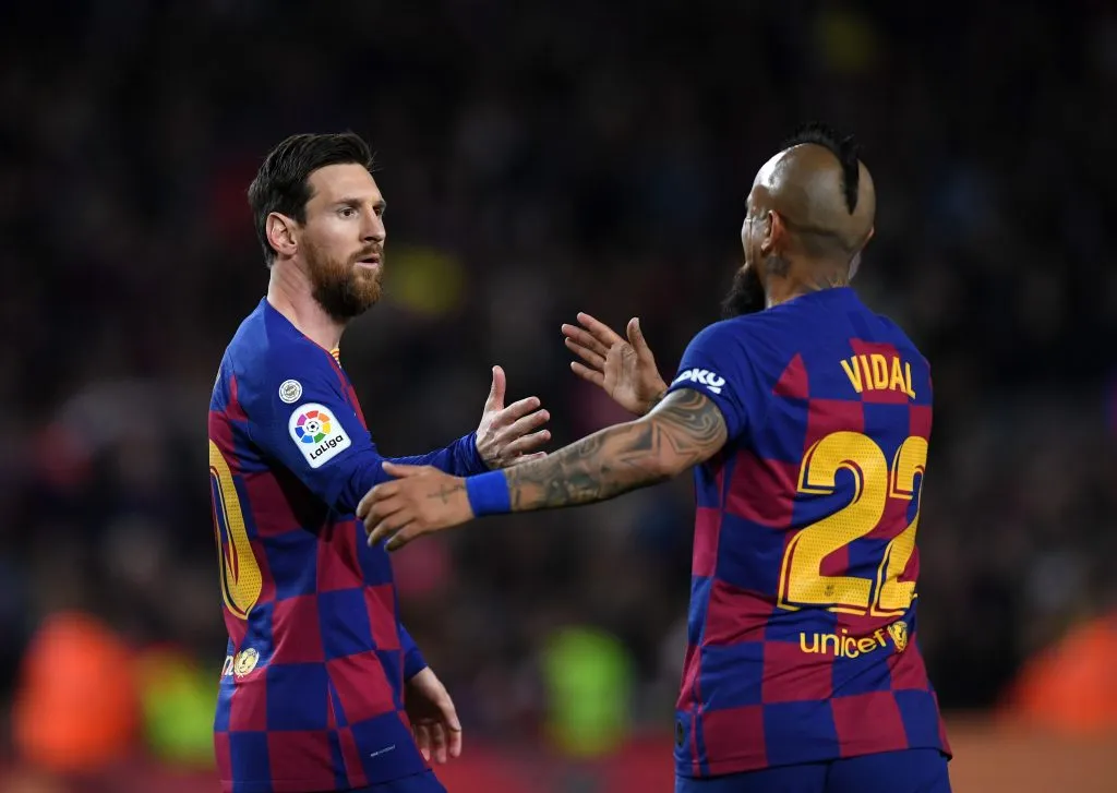 Vidal y Messi se encontrarán este jueves en el Nacional
