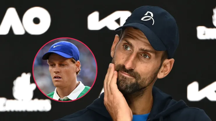 Jannik Sinner y Novak Djokovic