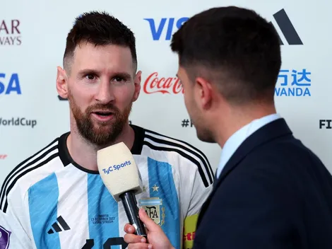 Periodista amigo de Messi se luce con camiseta de cuadro chileno