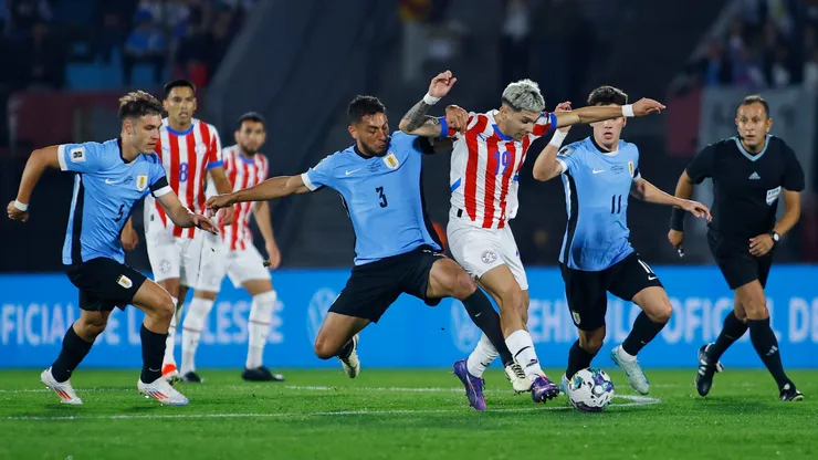 Uruguay y Paraguay igualaron sin goles en el juego disputado en Montevideo por las Eliminatorias Sudamericanas.