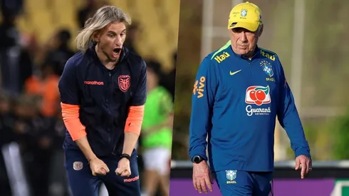 Sebastián Beccacece se mide ante Carlo Ancelotti en las Eliminatorias.