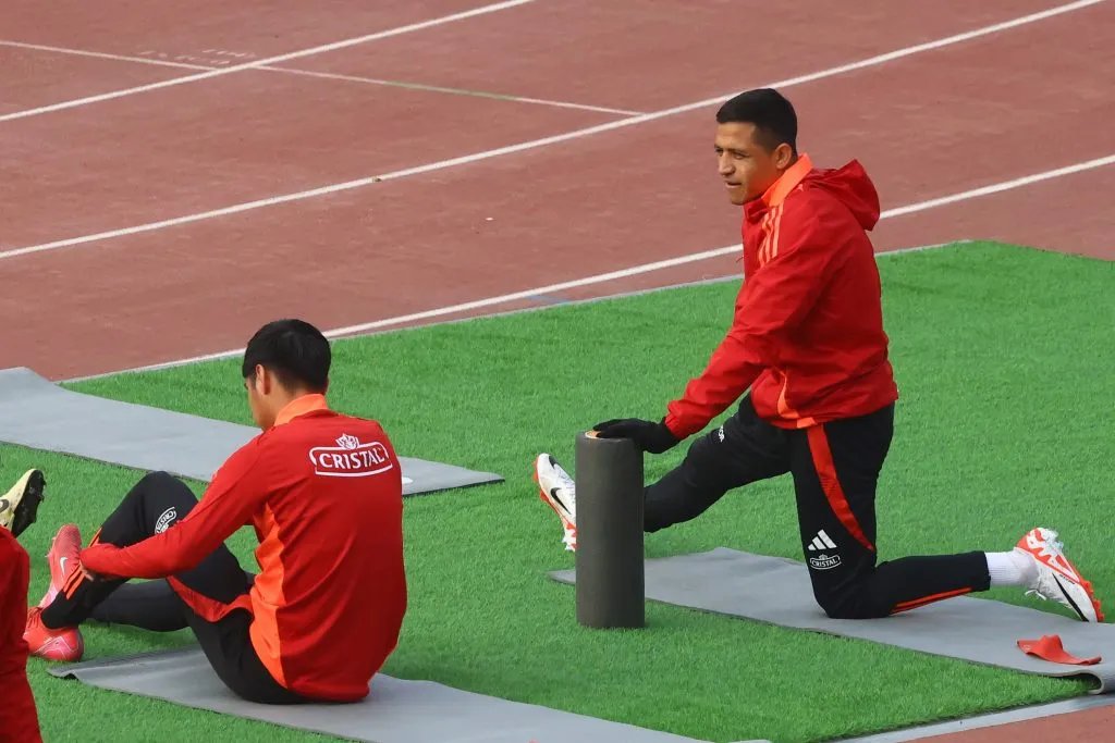 Darío Osorio es el nuevo socio de Alexis Sánchez. Foto: Jonnathan Oyarzun/Photosport
