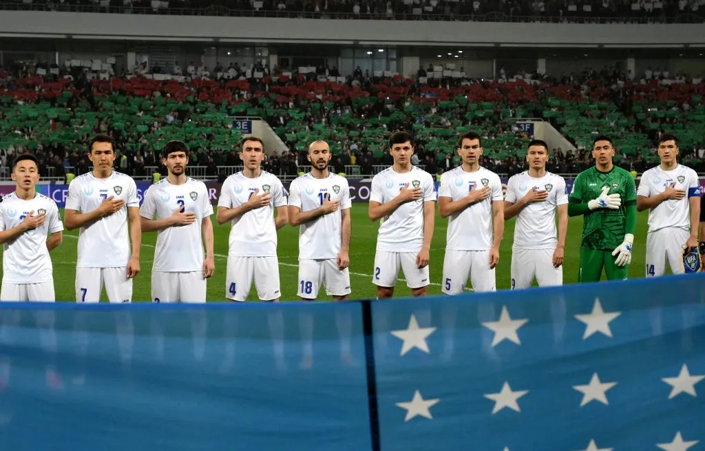 Uzbekistán&nbsp;jugará en el 2026 por primera vez en su historia un Mundial. | Foto: Getty Images.