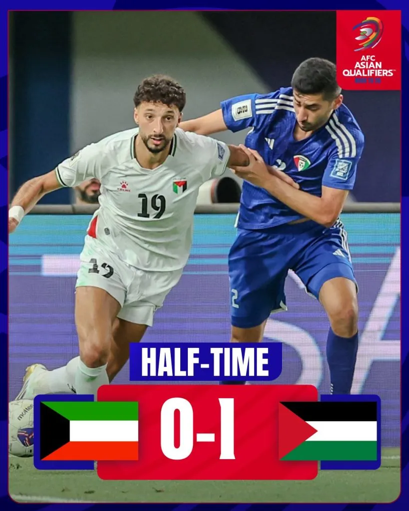 Palestina le ganó con tranquilidad a Kuwait.