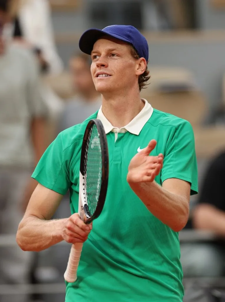 Jannik Sinner en los cuartos de final de Roland Garros (Getty Images).